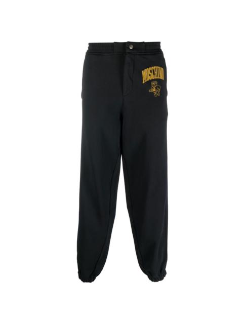 Moschino logo-print cotton sweatpants