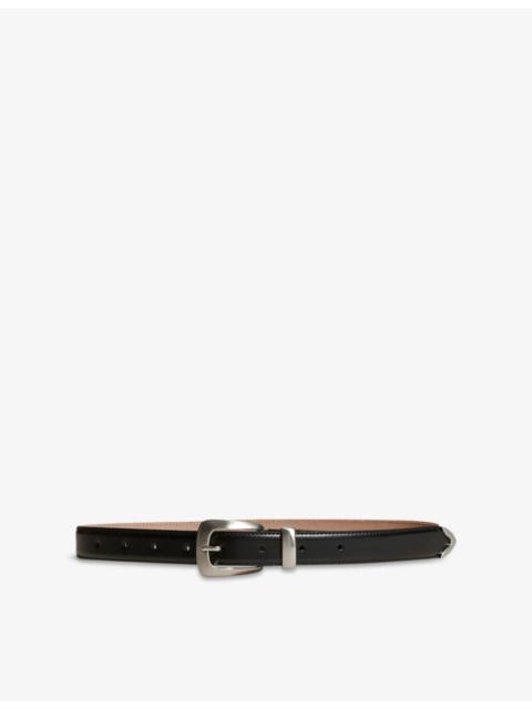 KHAITE Bambi Slim Leather Belt