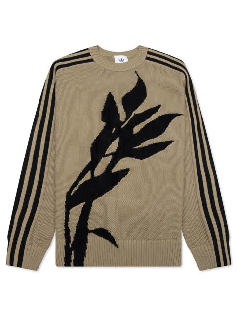 ADIDAS X SONG FOR THE MUTE KNIT CREW - HEMP