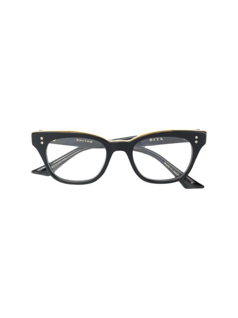 DITA square frame glasses