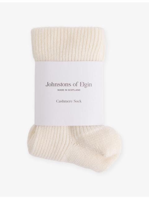 Johnstons of Elgin Forbes Cashmere Socks