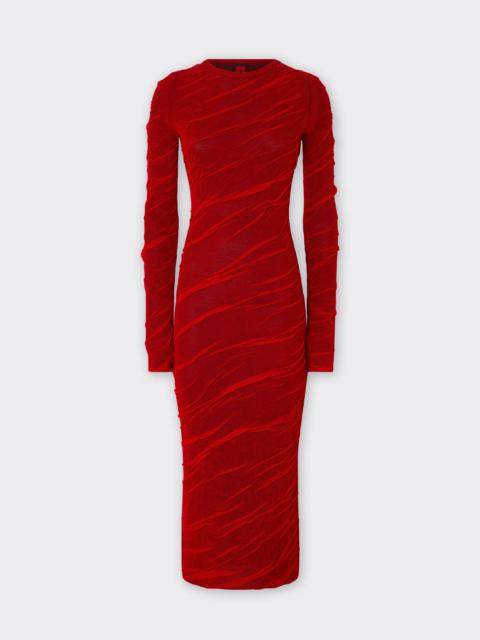 Ferrari Wool and cotton knit dress