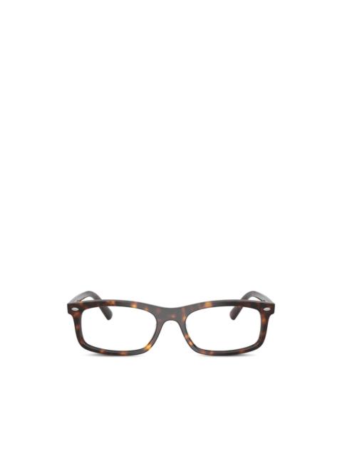 Ray-Ban tortoiseshell-effect rectangle-frame glasses