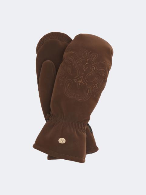 GOLDBERGH Dai embroidered mittens