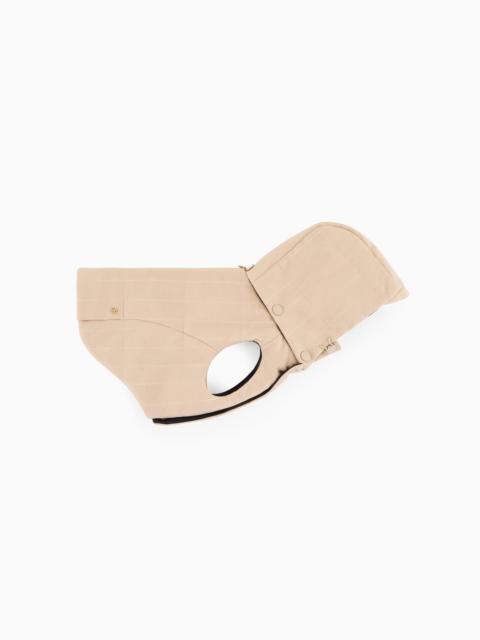 GIORGIO ARMANI POLDO X GIORGIO ARMANI COAT IN PINSTRIPED MOTIF VIRGIN WOOL