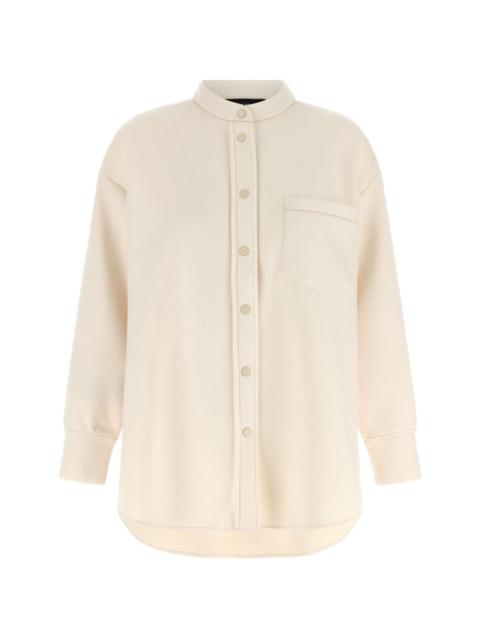 FABIANA FILIPPI mandarin collar scuba shirt