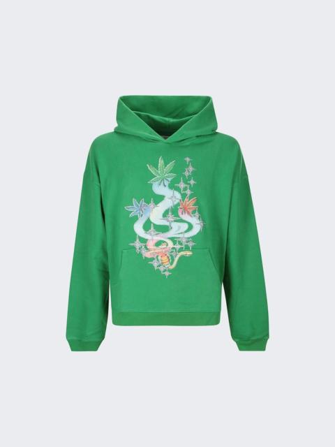ERL Printed Hoodie Green