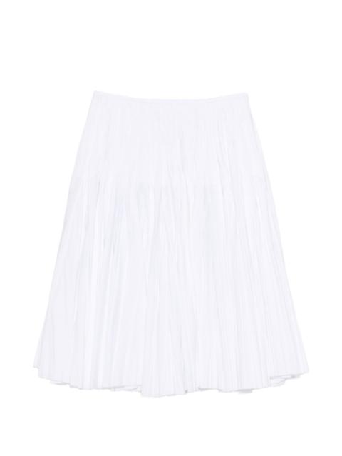 N°21 pleated midi skirt