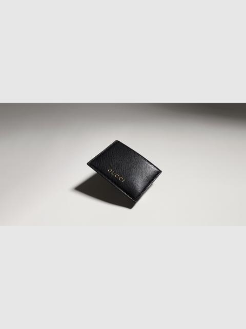 GUCCI Card case with Gucci lettering