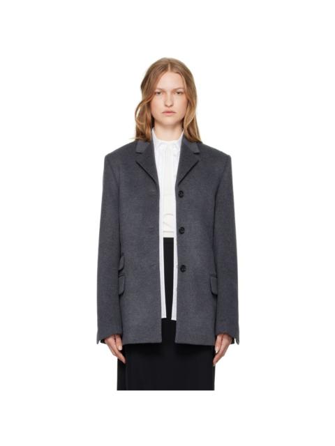 TOTEME Gray Straight Blazer