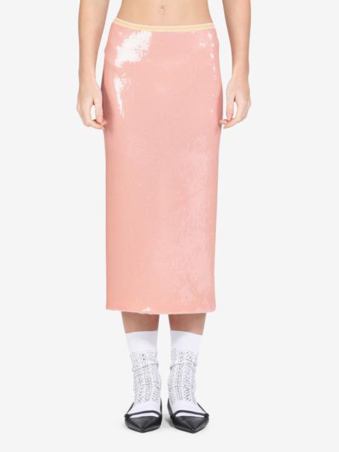 N°21 SEQUIN MIDI SKIRT