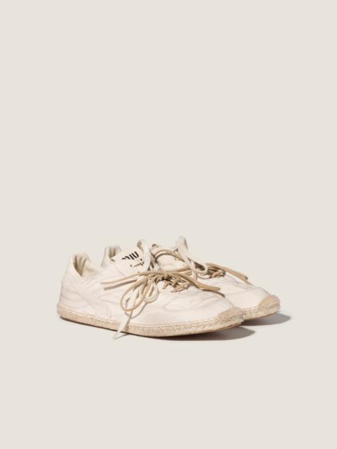 Miu Miu Gymnasium canvas sneakers