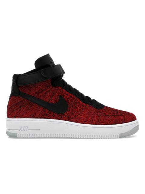 Nike Nike Air Force 1 Ultra Flyknit Mid University Red Black