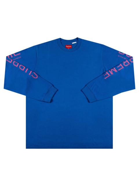 Supreme Intarsia Sleeve Long-Sleeve Top 'Blue'