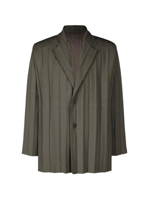 ISSEY MIYAKE Edge Ensemble pleated blazer