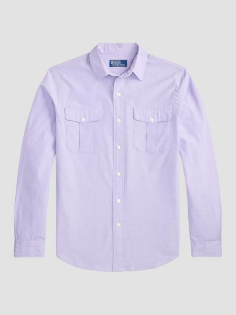 Polo Ralph Lauren Men's Classic-Fit End-on-End Workshirt - Lavender White