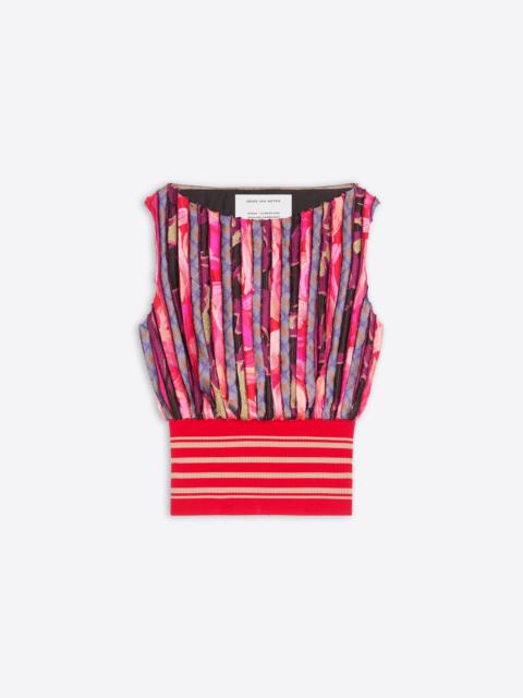 Dries Van Noten EMBROIDERED TOP