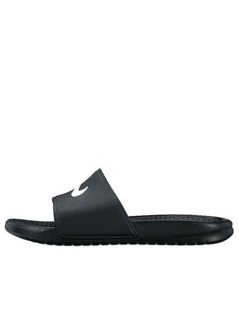 Nike (WMNS) Nike Benassi Shower Slide (W) Black White Slippers 'Black White' 819703-010