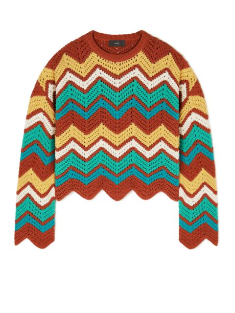 Alanui Kaleidoscopic Chevron Sweater