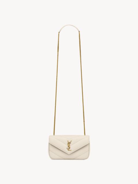 SAINT LAURENT LOULOU MINI IN LAMBSKIN