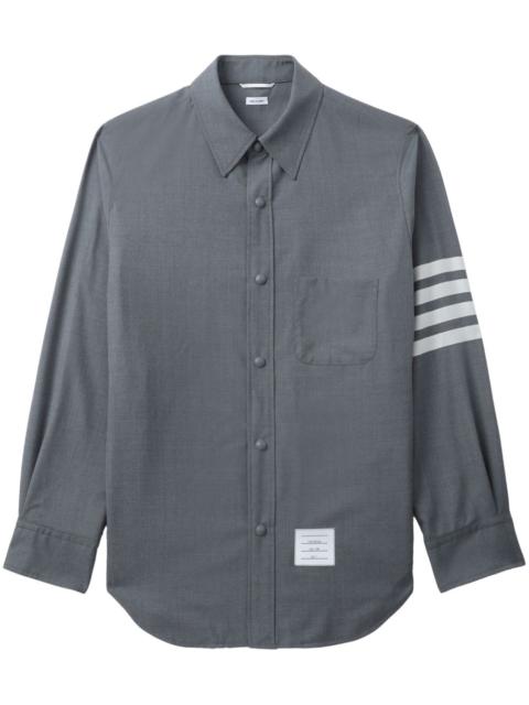 snap front shirt jacket