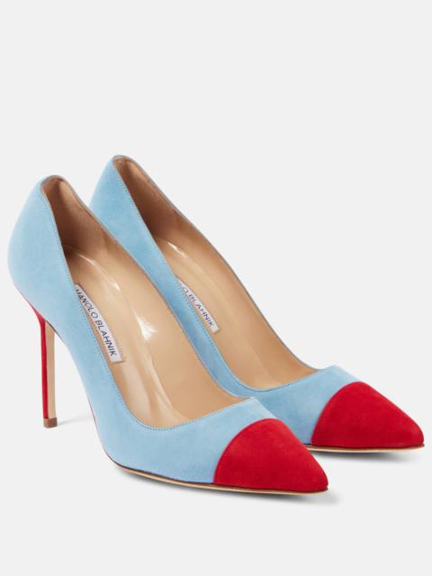 Manolo Blahnik Capcour 105 suede pumps