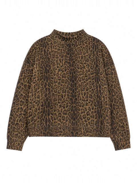 The Kooples LEOPARD-PRINT SWEATSHIRT