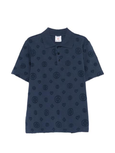 CASABLANCA monogram polo shirt