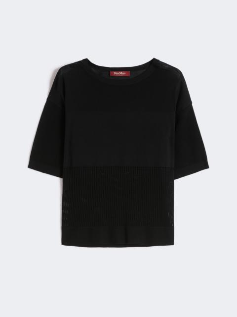 Max Mara CELEBRE Viscose yarn jumper - BLACK