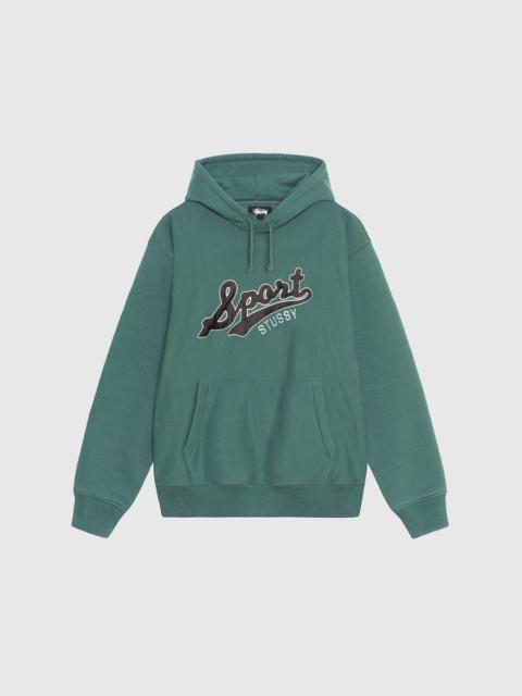 SATIN PATCH OVERSIZED HOODY