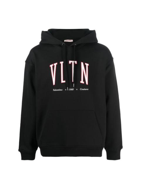 Valentino logo-print cotton hoodie