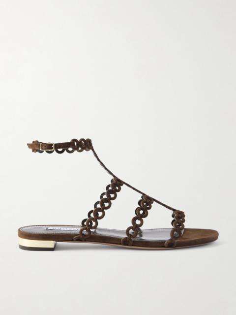 AQUAZZURA Infinity Suede Sandals