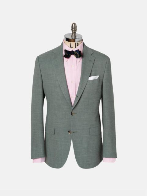 J. PRESS DARK GREEN CRASH LINEN SPORT COAT