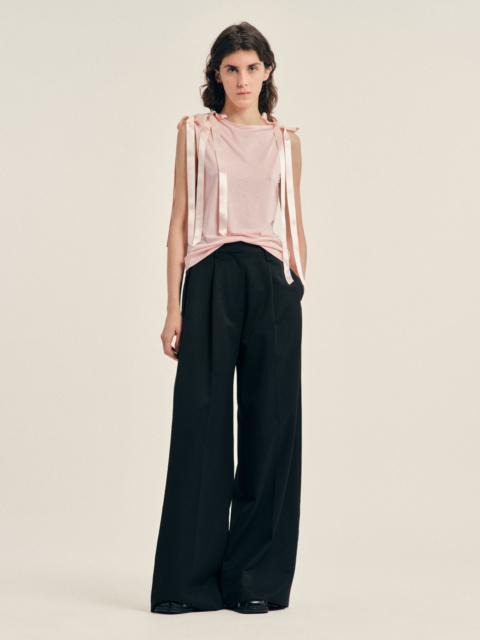 Simone Rocha Bow Ribbon Tail Tank