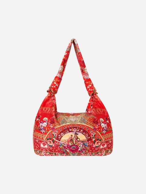 CAMILLA SLOUCH SHOULDER BAG WITH KNOT DETAILS
