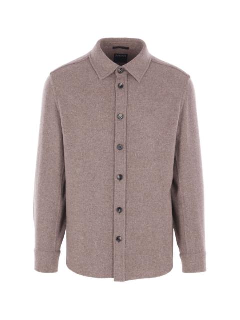 ZEGNA Cashmere and silk shirt