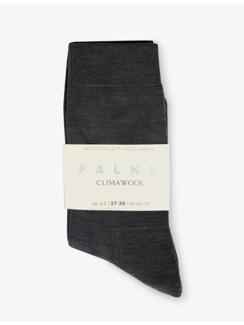 FALKE Brushed mid-calf polyamide and wool-blend knitted socks