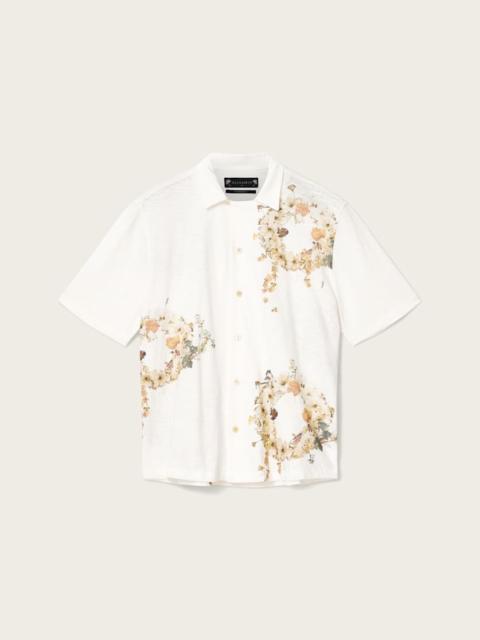 ALLSAINTS FLEUR OVERSIZED SHORT SLEEVE SHIRT