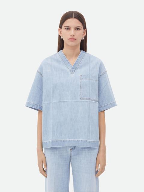 Bottega Veneta Light Bleached Denim T-Shirt