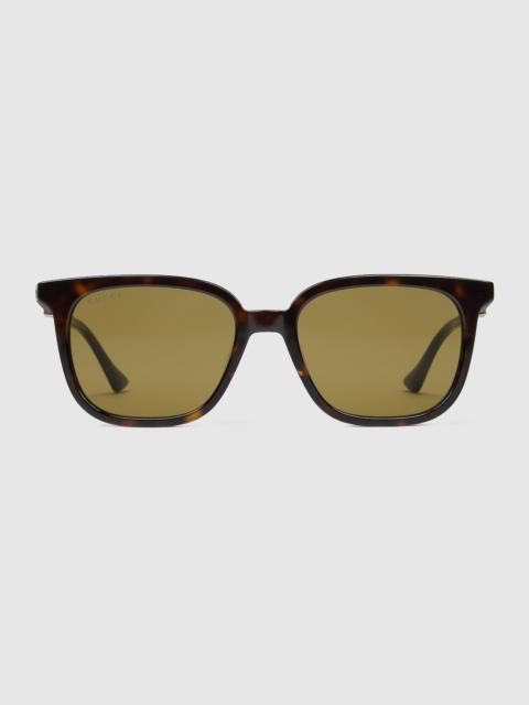 Square-frame sunglasses