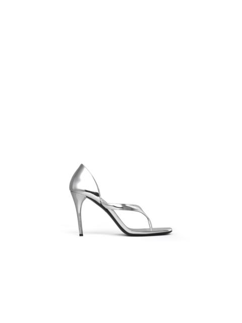 Alaïa INFRADITO SANDALS IN MIRROR CALFSKIN