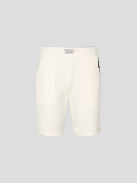 BOGNER BERTO SWEAT SHORTS IN OFF-WHITE