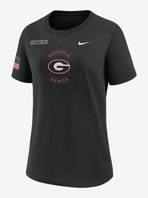 Georgia Military Appreciation Women's Nike Dri-FIT College T-Shirt