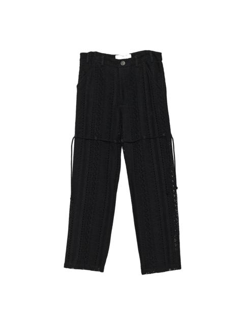 Song for the Mute Lace Dress Pants "Black" MPT076 LACEBLK
