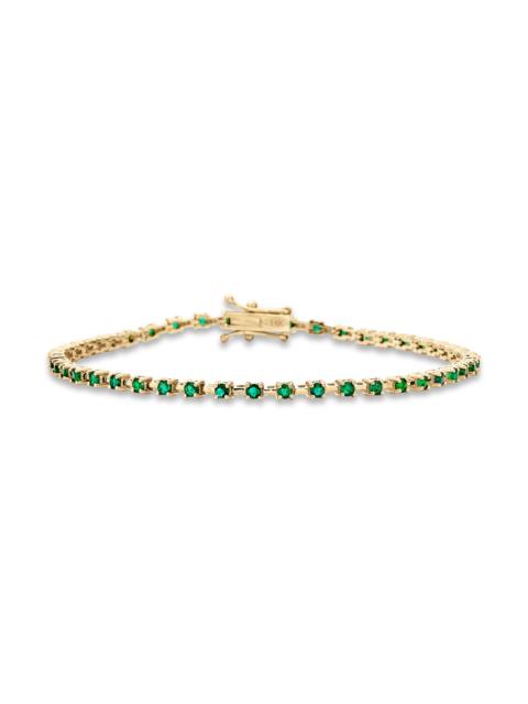 STONE AND STRAND Emerald Ace Tennis Bracelet