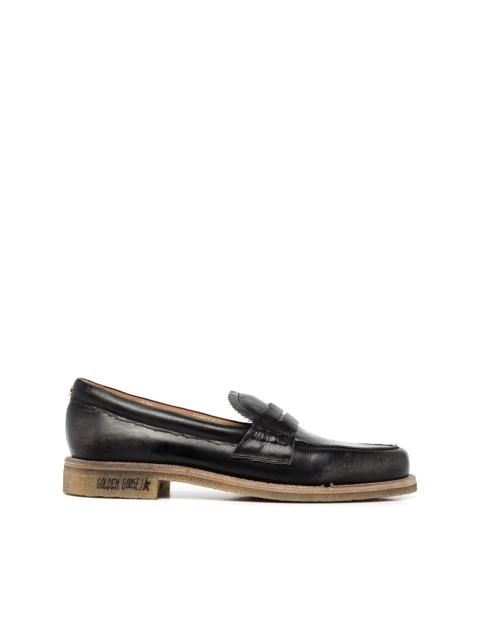 Golden Goose 가죽 페니 loafers