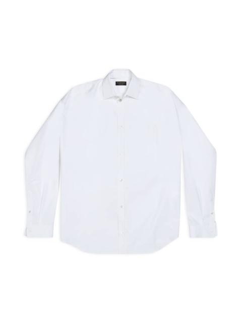 BALENCIAGA Men's Cocoon Shirt in White