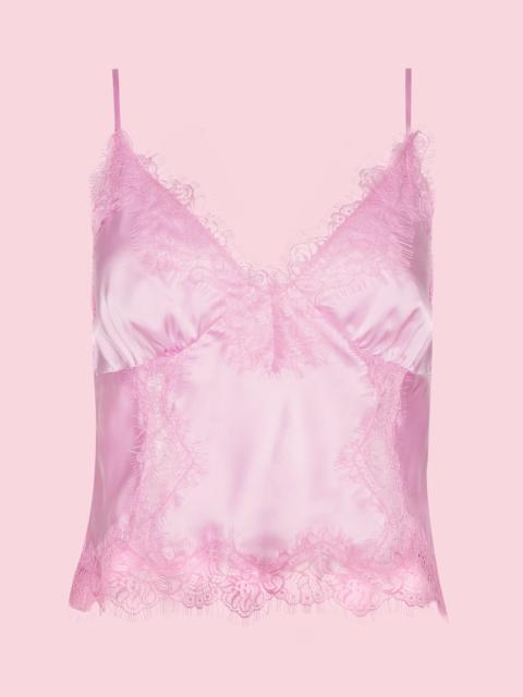 L'AGENCE Kimber Silk Lace Camisole