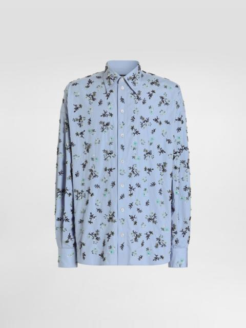 Dolce & Gabbana Cotton shirt with embroidery