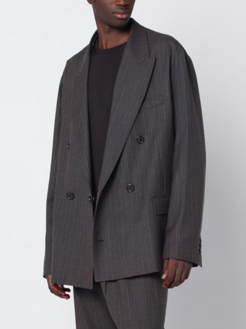 Our Legacy Halt striped wool and cotton blazer